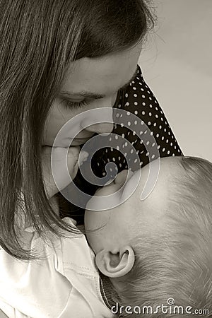 Mother and Son Stock Photo