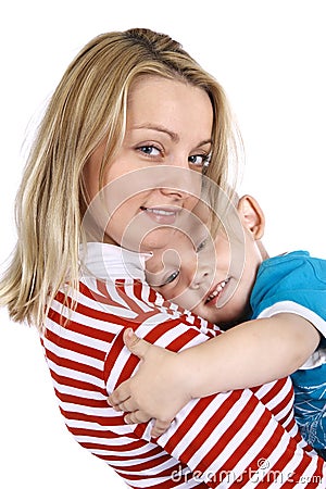 Mother And The Son Stock Photo CartoonDealer #24942966