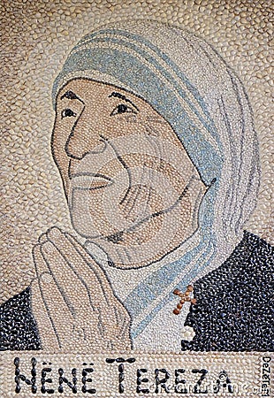 Mother Teresa Editorial Stock Photo