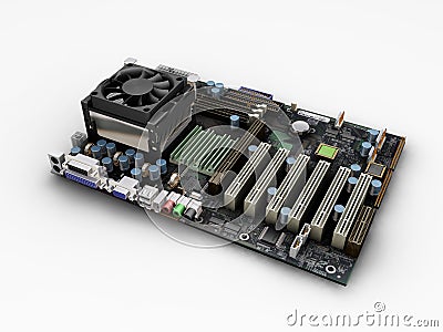 Motherboard Stock Photo