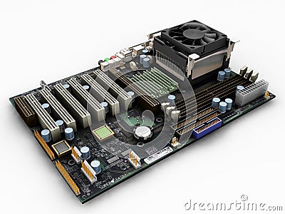 Motherboard Stock Photo