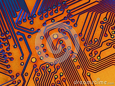 Motherboard Background Texture Stock Photo