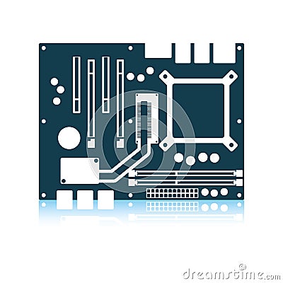 Motherboard icon Vector Illustration