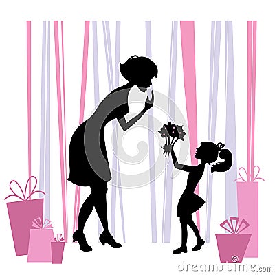 Mothers day Vector Illustration