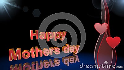 Mothers day ,animation stock video. Video of happy, lovely - 102751637