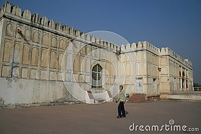 Moti Masjid - Delhi Editorial Stock Photo