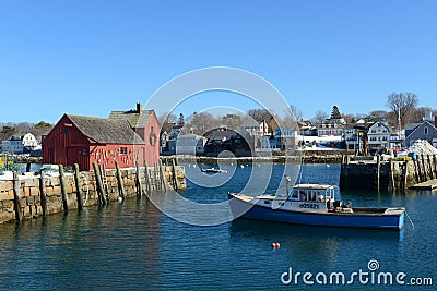 Motif Number 1, Rockport, Massachusetts Editorial Stock Photo