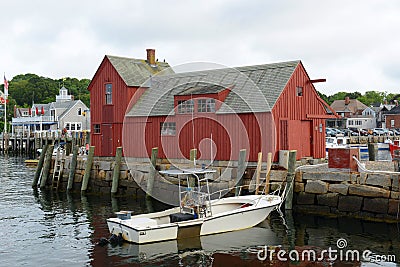 Motif Number 1, Rockport, Massachusetts Editorial Stock Photo