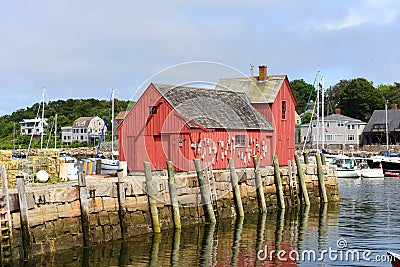 Motif Number 1, Rockport, Massachusetts Stock Photo