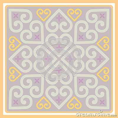 Motifs from traditional culture Laos and Thailand 02 Vector Illustration