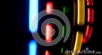 Motion abstract colorful lights background Stock Photo