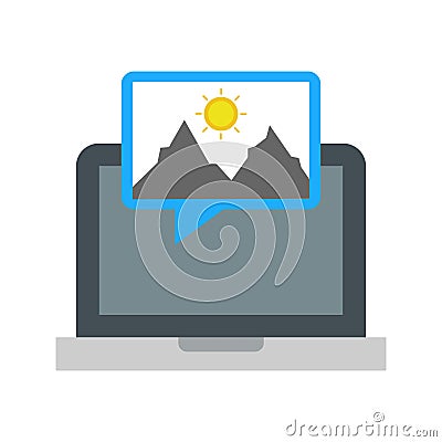 Motion picture Color Vector Icon which can easily modify or edit Vector Illustration
