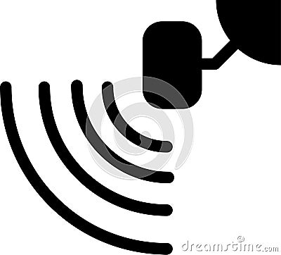 Motion sensor icon. Movement sensor symbol in flat style for your web site design, logo, app, ppt and ect. Vector Vector Illustration