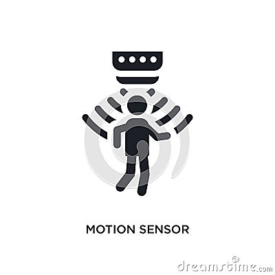 motion sensor isolated icon. simple element illustration from artificial intellegence concept icons. motion sensor editable logo Vector Illustration
