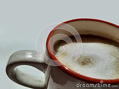 An invigorating and relaxing morning coffee that motivates you to achieve important goals Stock Photo