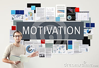 Motivation Aspiration Enthusiasm Incentive Inspire Concept Stock Photo