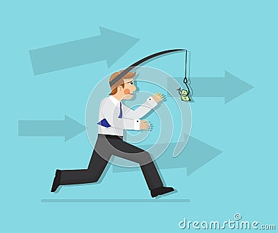 Motivation in business Vector Illustration