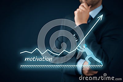 Motivation to growth Stock Photo