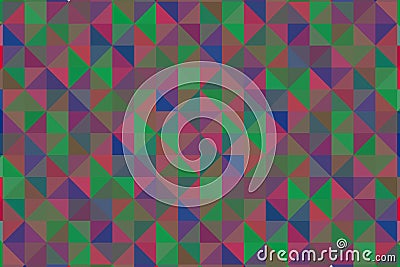 Motley colour abstract background, triangle pixel mosaic. Abstract gradient pixel background Stock Photo
