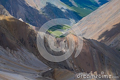 Motley mountains Stock Photo