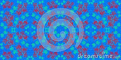 Motley multicolored fractal pattern with many elements. Seamless background Stock Photo