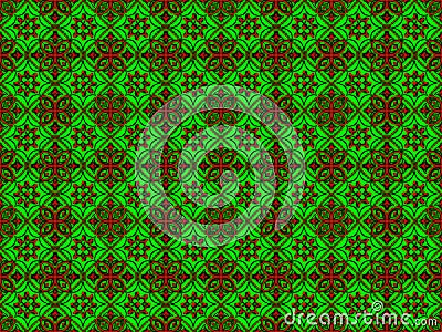 Motley multicolored fractal pattern with many elements. Seamless background Stock Photo