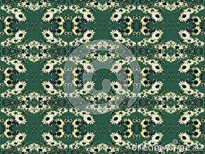Motley multicolored fractal pattern with many elements. Seamless background Stock Photo