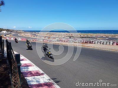 Moto race Stock Photo