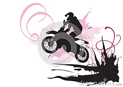 Motocross Vector Illustration