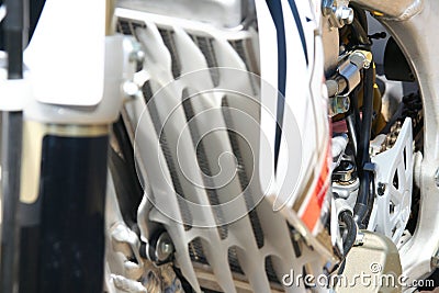 Motocross Bike - Details Stock Photo