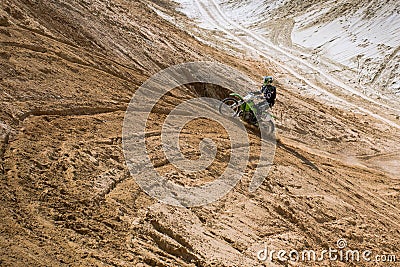 Motocross practice Stock Photo