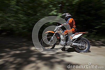 Motocross Race Stock Photo
