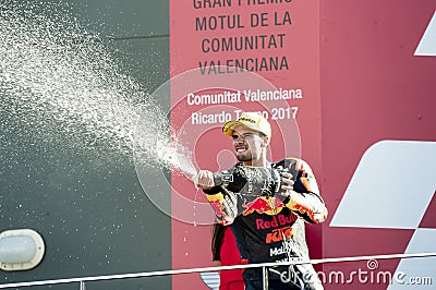 MotoGP Valencia 2017 Editorial Stock Photo
