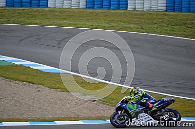 MotoGP Valentino Rossi Jerez Angel Nieto Circuit Editorial Stock Photo