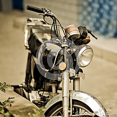 Motor bike Stock Photo