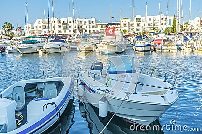 The motor boats Editorial Stock Photo