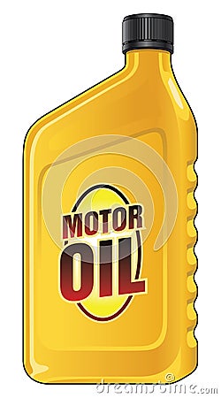 Motor Oil Quart Vector Illustration