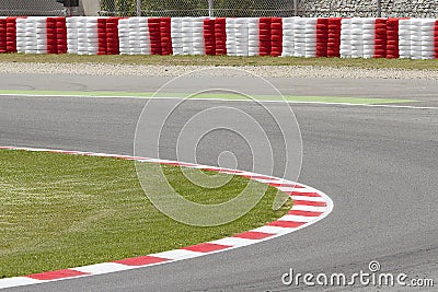 Motor racing track Stock Photo