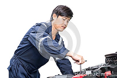 Motor vehicle mechanic Stock Photo