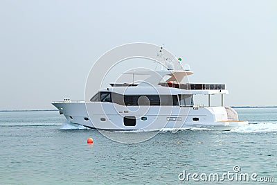 Motor yacht Stock Photo