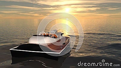 Motorboat Stock Photo