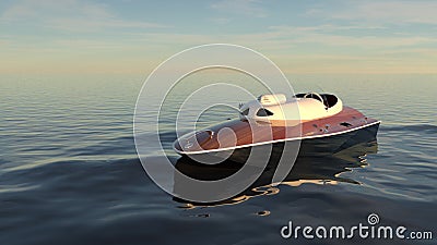 Motorboat Stock Photo