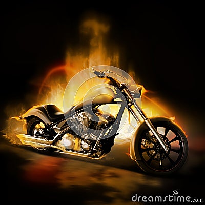 Motorcycle Stock Photo