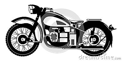 Motorcycle. Vector Illustration