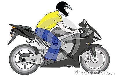 Motorcycle Vector Illustration