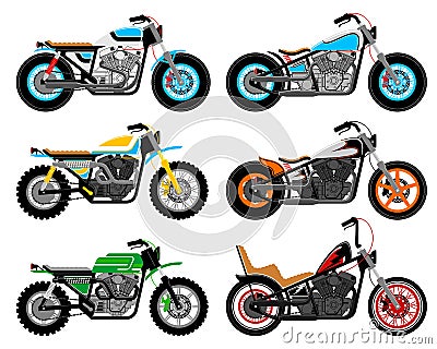 Motorcycle Vector Illustration