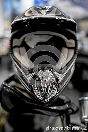 Motorcycle helmet Stock Photo