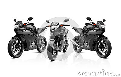 Motorcycle Motorbike Bike Riding Rider Contemporary Concept Stock Photo