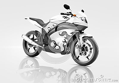 Motorcycle Motorbike Bike Riding Rider Contemporary Concept Stock Photo