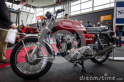 Motorcycle Norton Commando 850, 1973. Editorial Stock Photo